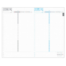 Jibun Techo DAYs mini 2027 B6 Slim January Start Blue Sheep Pattern