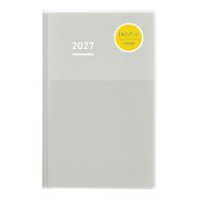 Jibun Techo DAYs mini 2027 B6 Slim January Start Gray