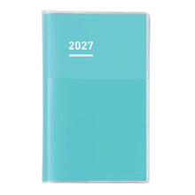 Jibun Techo mini 2027 B6 Slim, January Start, Green