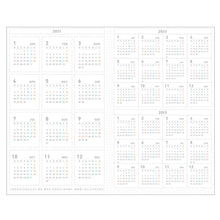 Jibun Techo mini 2027 B6 Slim, January Start, Green