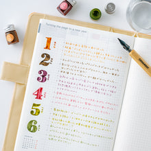 Kakimori x TSUKI no IRO: Mini Ink Bottle Set (Jan-Jun) set of 6