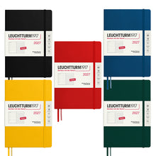 LEUCHTTURM1917 2027 Weekly Planner & Notebook A5 in Various Colors (ENGLISH)
