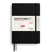 LEUCHTTURM1917 2027 Weekly Planner & Notebook A5 in Various Colors (ENGLISH)