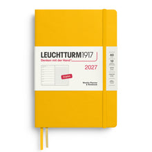 LEUCHTTURM1917 2027 Weekly Planner & Notebook A5 in Various Colors (ENGLISH)