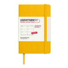 LEUCHTTURM1917 2027 Weekly Planner A7 in Various Colors (ENGLISH)