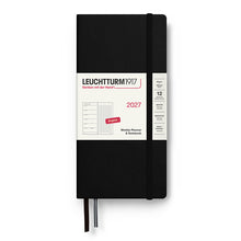 LEUCHTTURM1917 2027 Weekly Planner & Notebook Wallet in Various Colors (English)