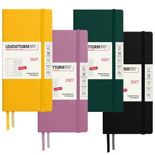 LEUCHTTURM1917 2027 Weekly Planner & Notebook Wallet in Various Colors (English)