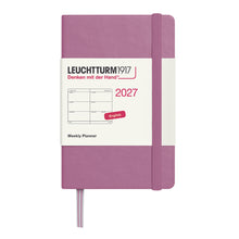 LEUCHTTURM1917 2027 Weekly Planner A7 in Various Colors (ENGLISH)