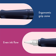 Lamy Safari Fountain Pen, Special Edition Colors, Dark Dusk