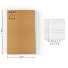 Lochby Pocket Notebook Insert, Ruled