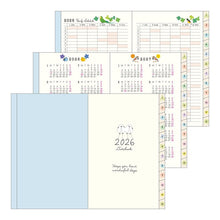 Midori 2026 A6 Pocket Diary Monthly/Weekly Bird