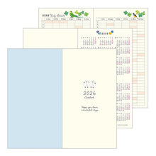 Midori 2026 Slim Pocket Diary (Monthly) Bird