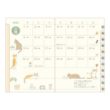 Midori Pocket Diary Mini Cat 2027