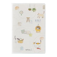 Midori Pocket Diary Mini Cat 2027