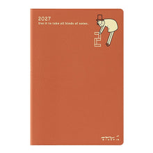 Midori Pocket Diary Mini Ojisan 2027