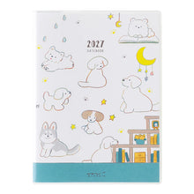Midori Pocket Diary A6 Dog 2027