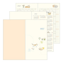Midori Pocket Diary Slim Cat 2027