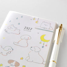 Midori Pocket Diary Slim Dog 2027