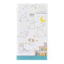 Midori Pocket Diary Slim Dog 2027