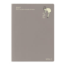 Midori Pocket Diary Weekly A6 Ojisan 2027