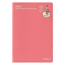 Midori 2026 A6 Pocket Diary Monthly Ojisan