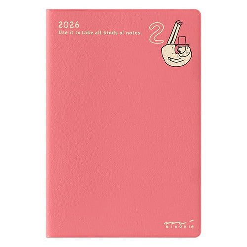 Midori 2026 Mini Pocket Diary Ojisan