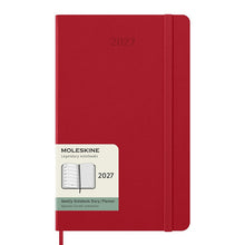 Moleskine Weekly Large Scarlet Red Hard Cover 2027