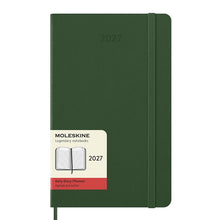 Moleskine Daily Large Myrtle Green Hard Cover 2027