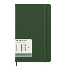 Moleskine Weekly Large Myrtle Green Hard Cover 2027