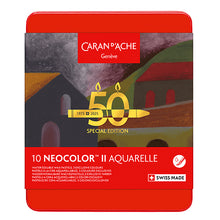 Caran d'Ache Neocolor II Aquarelle Special Edition "Dark", Set of 10