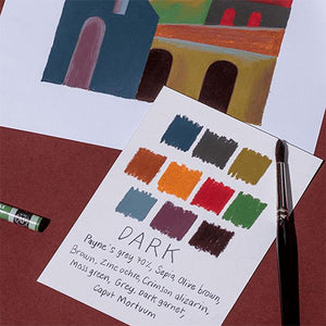 Caran d'Ache Neocolor II Aquarelle Special Edition "Dark", Set of 10