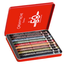 Caran d'Ache Neocolor II Aquarelle Special Edition "Dark", Set of 10