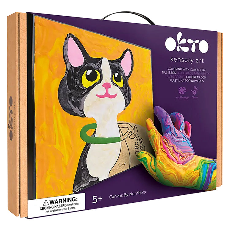 Okto Clay-By-Number Kit, Cat