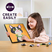 Okto Clay-By-Number Kit, Cat