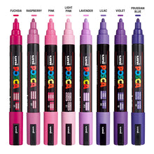 POSCA Paint Markers, Purple Shades, PC-5M Medium Set of 8