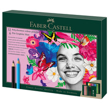 Faber-Castell Polychromos & Graphite Matte Gift Set, 40 piece
