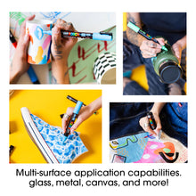 POSCA Paint Markers, PC-5M Medium Set of 8, Primary Colors