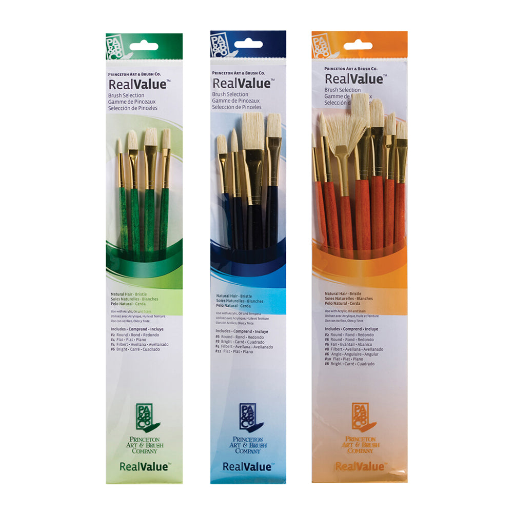 Princeton Real Value 9100 Series Long Handle Brush Sets – ARCH Art
