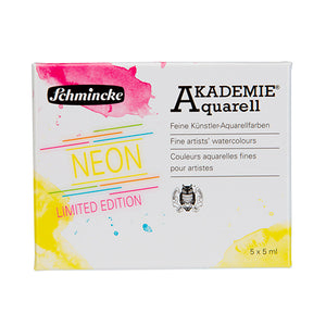 Schmincke Akademie Neon Set of 5, 5ml tubes