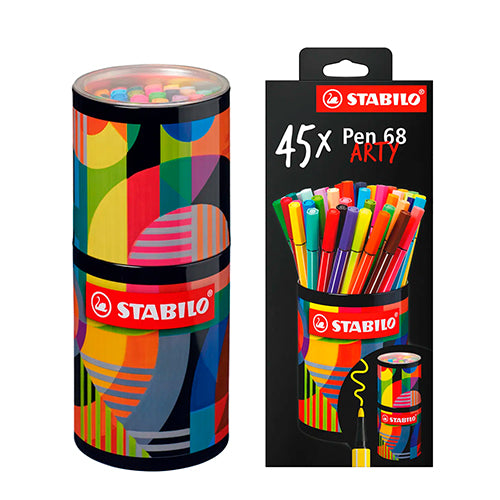 Stabilo Pen 68 Premium ARTY Set with 45 colors