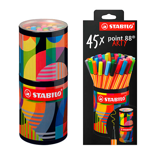 Stabilo Fineliner Point 88 ARTY Set with 45 colors