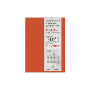 TRAVELER'S notebook 2026 Monthly (Passport Size)