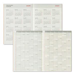 TRAVELER'S notebook 2026 Monthly (Passport Size)