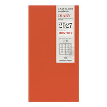 TRAVELER'S Notebook 2027 Monthly, Regular Size