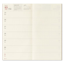 TRAVELER'S Notebook 2027 Weekly + Memo, Regular Size