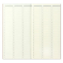 TRAVELER'S Regular Size Refill 018 Free Diary Weekly (Vertical)