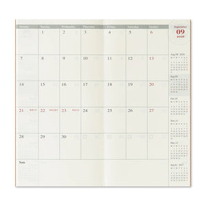 TRAVELER'S notebook 2026 Monthly (Regular Size)