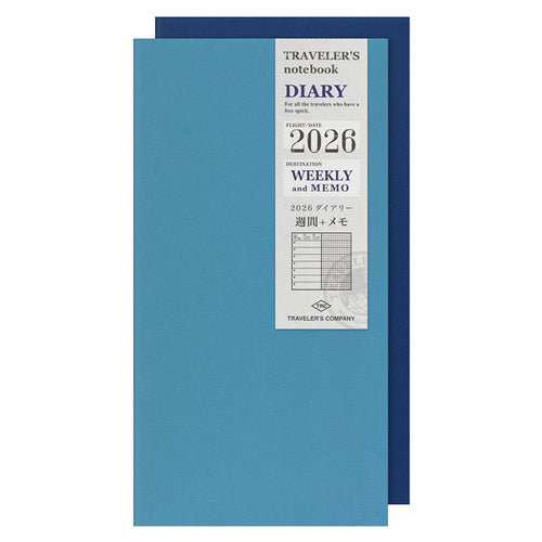 TRAVELER'S notebook 2026 Weekly + Memo (Regular Size)
