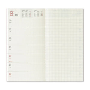 TRAVELER'S notebook 2026 Weekly + Memo (Regular Size)
