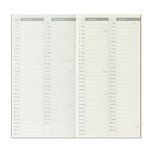 TRAVELER'S notebook 2026 Weekly + Memo (Regular Size)